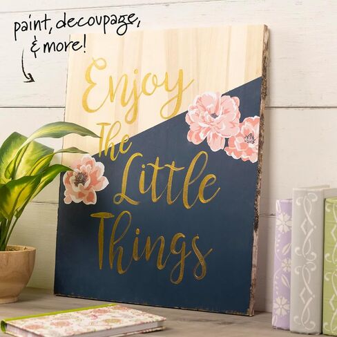 بليد لوح خشبي غير مكتمل، سطح خشبي 16 انش × 18.75 انش، مثالي لمشاريع الفنون والحرف اليدوية، 63688 in Kuwait