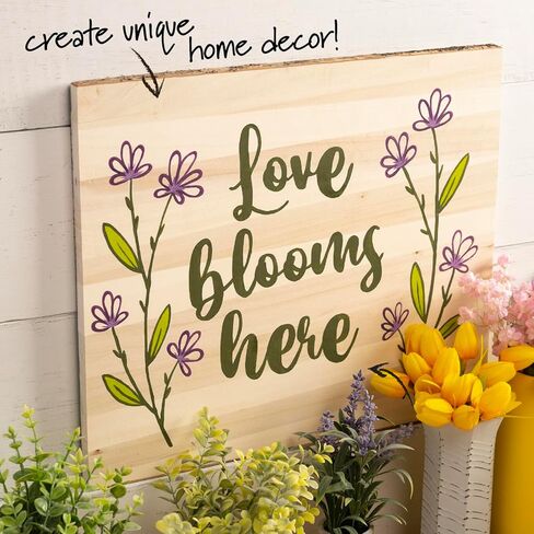 بليد لوح خشبي غير مكتمل، سطح خشبي 16 انش × 18.75 انش، مثالي لمشاريع الفنون والحرف اليدوية، 63688 in Kuwait