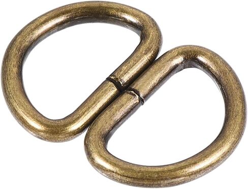 uxcell Metal D Ring, D-Rings Buckle for Hardware Bags Craft DIY Accessories in Saudi Arabia