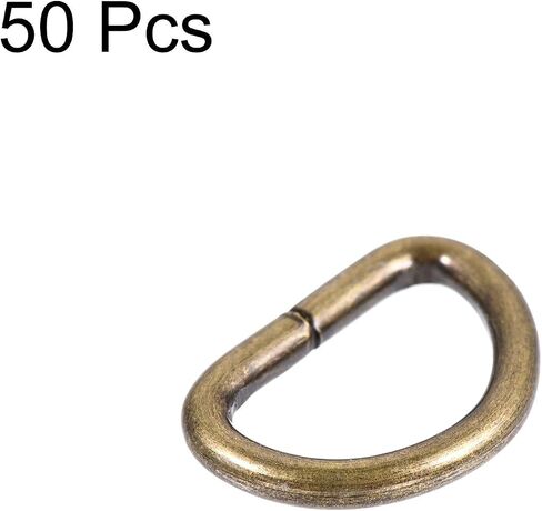 uxcell Metal D Ring, D-Rings Buckle for Hardware Bags Craft DIY Accessories in Saudi Arabia