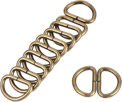 uxcell Metal D Ring, D-Rings Buckle for Hardware Bags Craft DIY Accessories in Saudi Arabia