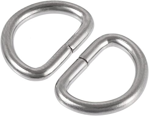 uxcell Metal D Ring, D-Rings Buckle for Hardware Bags Craft DIY Accessories in Saudi Arabia