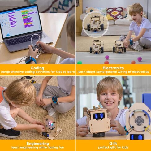 مجموعة أدوات الترميز 6 في 1 من Makeblock Nextmaker، مجموعات العلوم والتكنولوجيا والهندسة والرياضيات للأطفال الذين تتراوح أعمارهم بين 8 و10 سنوات، والبرمجة للأطفال مع دورات مجانية عبر الإنترنت، ومشاريع العلوم والتكنولوجيا والهندسة والرياضيات للأطفال الذين  in Kuwait