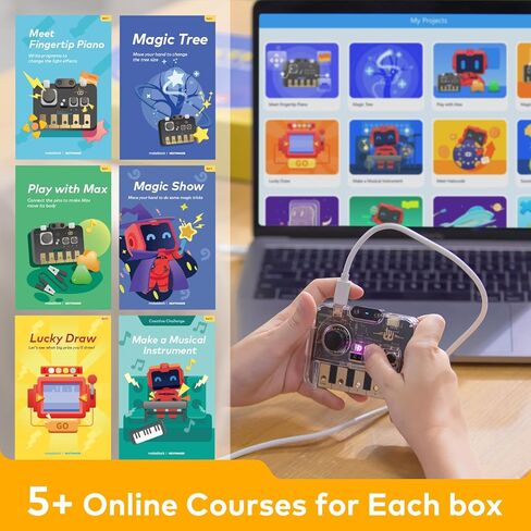 مجموعة أدوات الترميز 6 في 1 من Makeblock Nextmaker، مجموعات العلوم والتكنولوجيا والهندسة والرياضيات للأطفال الذين تتراوح أعمارهم بين 8 و10 سنوات، والبرمجة للأطفال مع دورات مجانية عبر الإنترنت، ومشاريع العلوم والتكنولوجيا والهندسة والرياضيات للأطفال الذين  in Kuwait