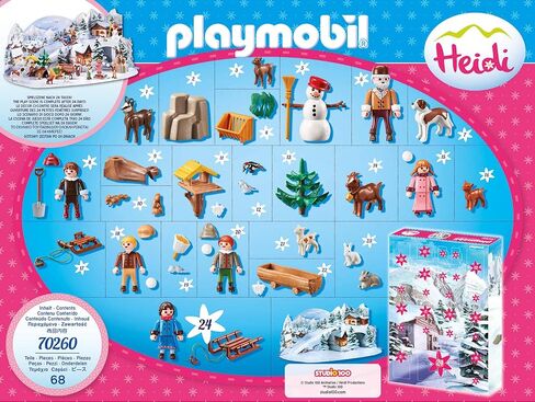 PLAYMOBIL 70260 Advent Calendar Heidi's Winter World - New 2020 in Saudi Arabia