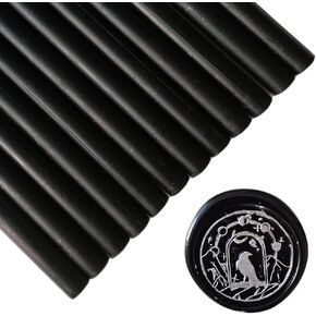 12 قطعة من أعواد الشمع لختم مسدس الغراء لختم ختم الشمع، أعواد الشمع ذات الختم PORXFLY رائعة لأظرف البطاقات، وتغليف الهدايا، ودعوات الزفاف (الأحمر الوردي) in Kuwait