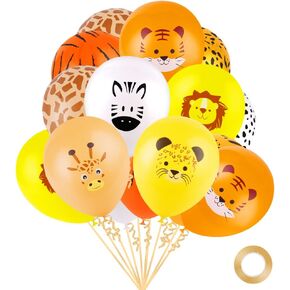 Ainiv 5th Birthday Balloons 18PCS, 12inch Numbers Printed Latex Party Balloons, 5th Anniversary Party Supplies Balloons, Numbers Balloons Decorations for Girls Boys 5 Year Old Birthday Party