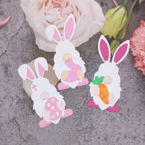 ZFPARTY Easter Gnomes Metal Cutting Dies Stencils for DIY Scrapbooking Decorative Embossing DIY Paper Cards in Saudi Arabia