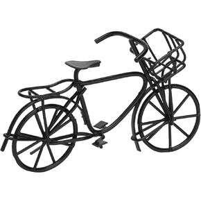 Tnfeeon Dollhouse Mini Bike, Movable Dollhouse Metal Bike Lifelike for Dolls in Kuwait