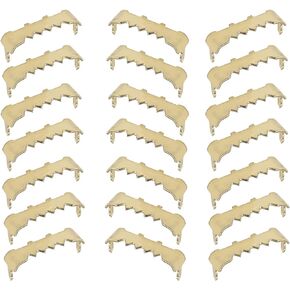 MroMax 100PCS No Nail Sawtooth Picture Hangers 1.02" Nailess Zinc Plated for Hard and Soft Wood Frames Hanging Colored Zinc