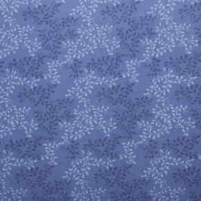 Mook Fabrics Flannel Leaves, Vapor Blue in Kuwait