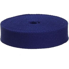 KUKUART 1" Heavy Poly-Cotton Webbing,5 Yards Straps for Arts and Crafts (Pine Green)
