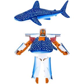 Forest & Twelfth Transforming Whale Shark to Robot Toy, 4 inch Action Figure, Great Gift for Boys and Girls