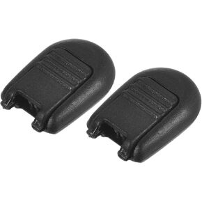 METALLIXITY Zipper Pull Cord Ends (0.2" x 0.19")20 PCS, Zipper Pull Ends Clip for Lanyards, DIY Replacement, Zipper Fixer, Black in Kuwait