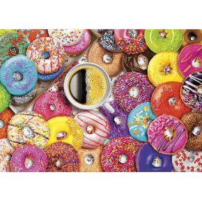 Buffalo Games - Aimee Stewart - Coffee and Donuts by Aimee Stewart - 300 LARGE Piece Jigsaw Puzzle in Kuwait