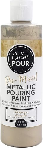 AMERICAN CRAFTS COLOR POUR PAINT 8OZ CHAMPAGNE, Multicolor in Saudi Arabia