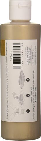 AMERICAN CRAFTS COLOR POUR PAINT 8OZ CHAMPAGNE, Multicolor in Saudi Arabia