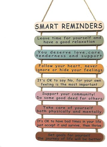 ملصقات تذكيرات الصحة العقلية الايجابية لعلم النفس لافتة حائط باب ديكور ملهمة للمدرسة الثانوية والفصول الدراسية والعلاج المستشار في المكتب وغرفة الاستراحة in Kuwait