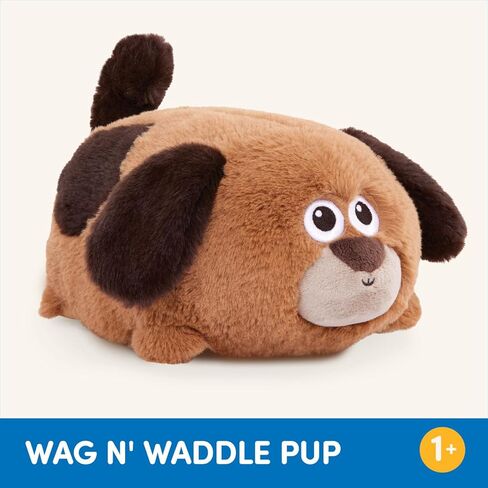 Battat – Plush Crawling Toy Dog – Interactive Stuffed Animal – Toy Puppy With Movement & Sounds – Tummy Time Toys For Toddlers – 12 Months + – Wag n' Waddle Pup in Saudi Arabia