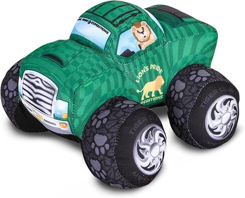ArtCreativity Plush Monster Truck Safari Design - 8 Inch Big Stuffed Monster Truck - Cool Animal-Themed Design - Soft and Cuddly Toys for Little Boys, Girls, Baby, Toddlers - Great Gift Idea in Saudi Arabia