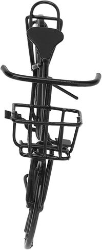 Tnfeeon Dollhouse Mini Bike, Movable Dollhouse Metal Bike Lifelike for Dolls in Saudi Arabia
