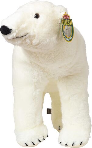 Melissa & Doug Giant Polar Bear - Lifelike Plush Toy (3 Feet Long), White - Extra Large Stuffed Animal for Ages 3+ in Saudi Arabia