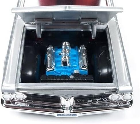 سيارة أوتو وورلد 1964 بونتياك جيتو، باللون الرمادي الداكن - طراز رقم 1/24 بمقياس 1/24 in Kuwait