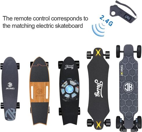 جينغ جهاز تحكم عن بعد لاسلكي محمول باليد مع تقنية تردد الراديو 2.4G مع شاشة LED، مؤشر سرعة طاقة البطارية، 4 سرعات قابلة للتعديل in Kuwait