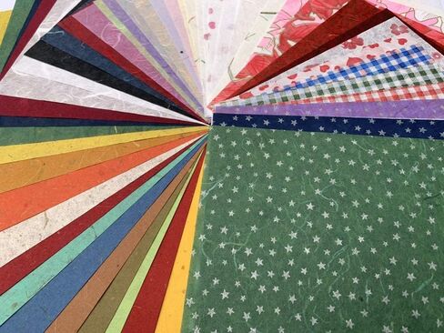 50 ورقة 6 × 6 بوصة مربع اوريغامي فن ورق قابل للطي الحرفية ، ورق تزيين ، ورق قابل للطي مربع للحرف اليدوية DIY (ألوان مختلطة) in Kuwait