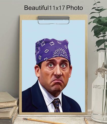 ChristjEZa Michael Scott The Office Posters for Guys The Office Wall Art Posters Prison Mike The Office TV Show Meme Posters Cool Wall Decor Art Print - Matte Poster Frameless Gift 11 x 17 inch in Saudi Arabia