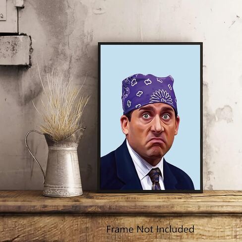 ChristjEZa Michael Scott The Office Posters for Guys The Office Wall Art Posters Prison Mike The Office TV Show Meme Posters Cool Wall Decor Art Print - Matte Poster Frameless Gift 11 x 17 inch in Saudi Arabia