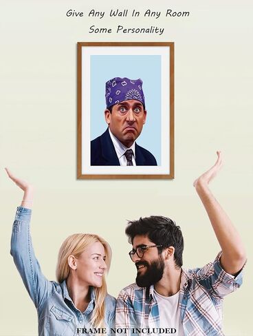 ChristjEZa Michael Scott The Office Posters for Guys The Office Wall Art Posters Prison Mike The Office TV Show Meme Posters Cool Wall Decor Art Print - Matte Poster Frameless Gift 11 x 17 inch in Saudi Arabia