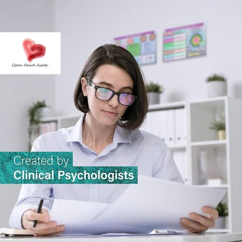 أصول القلب المفتوح "يمكننا الشفاء من الصدمة" - 9 جلسات دليل للشفاء من الصدمات التنموية والموارد البصرية للعلاج الجسدي - علاج واستراتيجيات صدمة ما بعد الصدمة / CPTSD المستنيرة in Kuwait