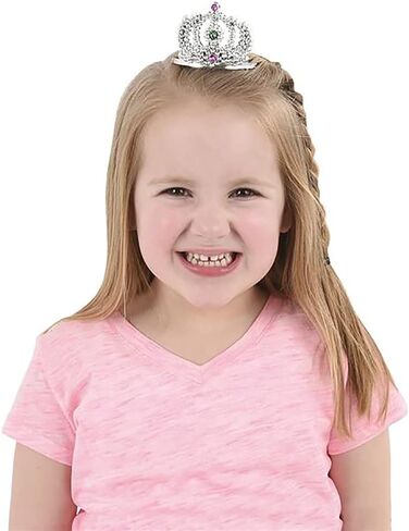 The Dreidel Company Mini Princess Tiara Crown with Hair Comb, Princess Party Favor, Girls Hair Clips Decoration and Accessories 2"(12-pack) in Saudi Arabia