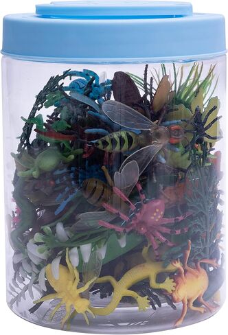 Plastic Bugs 82 Pieces Fake Bugs Assorted Insects and Bug Toys for Kids Realistic Insect Toys Figures for Children Education Insect Themed Party in Kuwait