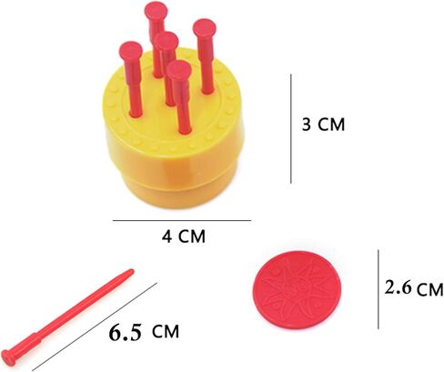 Sumrica Magic 8 قطع أظافر مدببة من خلال العملة المعدنية تخترق الطبل السحري الدعائم عن قرب (أخضر/ذهبي) in Kuwait