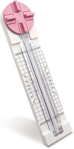 Paper Trimmer, 4 Styles Craft Paper Cutter Multi-Function Scrapbooking Tool for Cutting Paper Photos Scrapbook Postcard (Straight, Wave, Perforated and Creasing Lines) (Pink) in Saudi Arabia