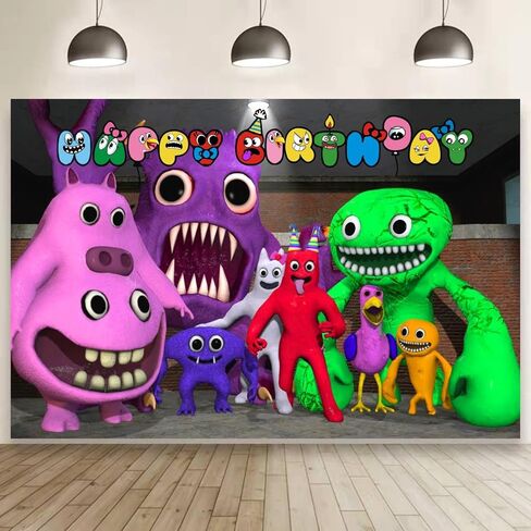 لوازم حفلات اعياد الميلاد من جارتن اوف بان بان، ديكورات حفلات اعياد الميلاد جاردن اوف بان تتضمن لافتات عيد ميلاد سعيد (5 × 3 قدم) - نمط 2 in Kuwait