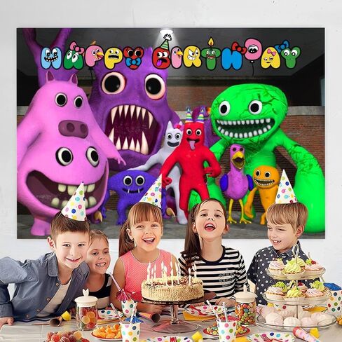 لوازم حفلات اعياد الميلاد من جارتن اوف بان بان، ديكورات حفلات اعياد الميلاد جاردن اوف بان تتضمن لافتات عيد ميلاد سعيد (5 × 3 قدم) - نمط 2 in Kuwait