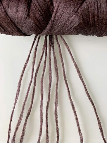 خيوط غزل اكريليك من الصوف البرازيلي للشعر الضفيرة الكبيرة/ تويست سنغالية/ لفافات (بني كافيه) in Kuwait