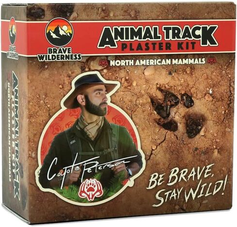 Brave Wilderness Animal Track Plaster Casting Kit for use on Animal Tracks and Footprints by Coyote Peterson in Saudi Arabia
