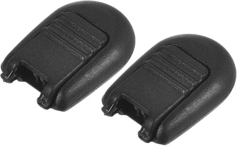 METALLIXITY Zipper Pull Cord Ends (0.2" x 0.19")20 PCS, Zipper Pull Ends Clip for Lanyards, DIY Replacement, Zipper Fixer, Black in Saudi Arabia