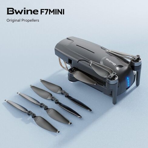 بي وين 4 قطع مروحة اصلية لشفرات طائرة بي وين F7MINI رباعية المراوح بجهاز تحكم عن بعد - اسود in Kuwait