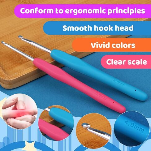 ماي بوس مجموعة خيوط كروشيه، 8 الوان، 0.8 اونصة (25 غرام) خيوط من قطن الحليب الناعم بلون سادة مع خطافين كروشيه للمبتدئين in Kuwait