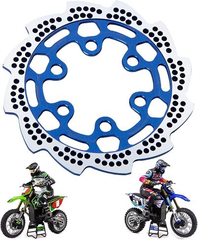 قرص الفرامل الخلفي من الألومنيوم hopsupRC 7075-T6 يقوم بترقيات جزء من أجل Losi 1/4 Pro Moto MX دراجة نارية الترابية RTR FXR LOS06000 LOS06002، سبيكة 7075-T6 قرص الفرامل الخلفي يقفز لأعلى، فضي in Kuwait