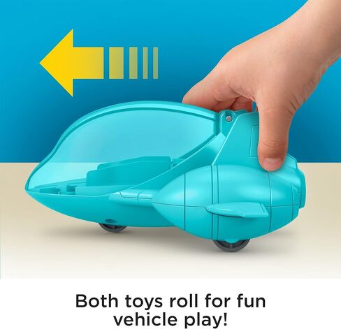 Fisher-Price DC League of Super-Pets Preschool Toy Super Launch Krypto & Invisible Jet Vehicle Set for Kids Ages 3+ Years in Saudi Arabia