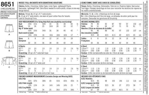Simplicity Patterns SKIRTS & PANTS, A (A (6-8-10-12-14-16-18) in Saudi Arabia