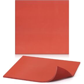 Frienda 2 قطعة 15 × 15 بوصة سيليكون حصيرة الحرارة للضغط الحراري 0.3 بوصة سميكة وسادة حصيرة الضغط الحراري لآلة نقل الحرارة وسادة الضغط الحراري وسادة استبدال الصحافة نقل الحرارة، أحمر in Kuwait