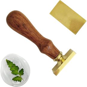 1PCS Blank Wax Seal Stamp Retro Brass Wax Seal Stamp Head Without Engraving for Envelop Wedding Invitation Craft Design DIY Gift Decor Wine Wrapping (Round 20mm)