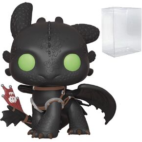 How to Train Your Dragon 3: The Hidden World - Toothless فانكو Pop! مجسم من الفينيل (مرفق مع حافظة حماية متوافقة مع صندوق البوب)، متعدد الالوان، 3.75 انش in Saudi Arabia